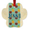 Pineapples and Coconuts Metal Paw Ornament - Front