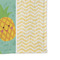 Pineapples and Coconuts Microfiber Dish Rag - DETAIL