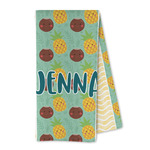 Pineapples and Coconuts Kitchen Towel - Microfiber (Personalized)