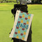 Pineapples and Coconuts Microfiber Golf Towels - Small - LIFESTYLE