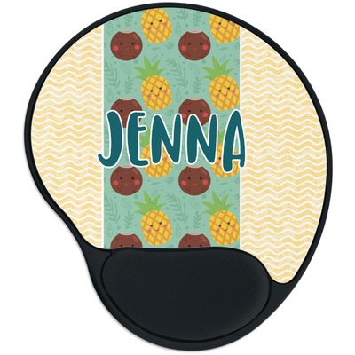 Pineapples and Coconuts Mouse Pad with Wrist Support