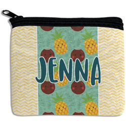 Pineapples and Coconuts Rectangular Coin Purse (Personalized)