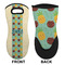 Pineapples and Coconuts Neoprene Oven Mitt (Front & Back)