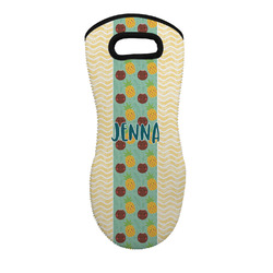 Pineapples and Coconuts Neoprene Oven Mitt w/ Name or Text