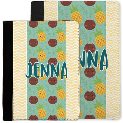 Pineapples and Coconuts Notebook Padfolio w/ Name or Text