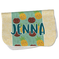 Pineapples and Coconuts Burp Cloth - Fleece w/ Name or Text