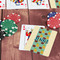 Pineapples and Coconuts On Table with Poker Chips