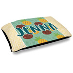 Pineapples and Coconuts Dog Bed w/ Name or Text