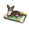 Pineapples and Coconuts Outdoor Dog Beds - Medium - IN CONTEXT