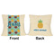 Pineapples and Coconuts Outdoor Pillow - 16x16