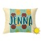 Pineapples and Coconuts Outdoor Throw Pillow (Rectangular - 12x16)