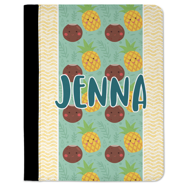 Custom Pineapples and Coconuts Padfolio Clipboard - Large (Personalized)