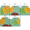 Pineapples and Coconuts Page Dividers - Set of 5 - Approval
