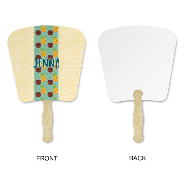 Pineapples and Coconuts Paper Fans - Approval