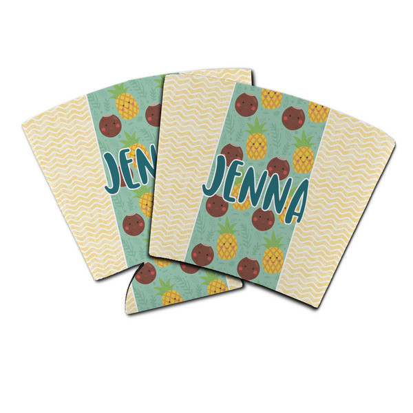 Custom Pineapples and Coconuts Party Cup Sleeve (Personalized)