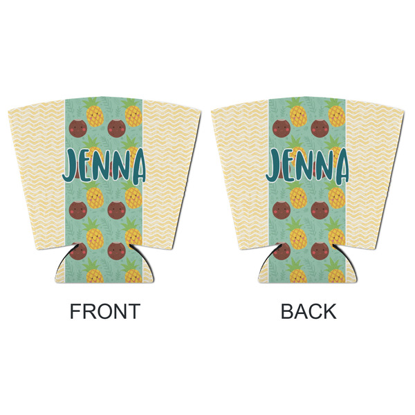 Pineapples and Coconuts Party Cup Sleeves - with bottom - APPROVAL