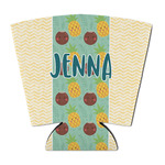 Pineapples and Coconuts Party Cup Sleeve - with Bottom (Personalized)
