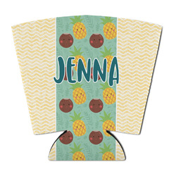 Pineapples and Coconuts Party Cup Sleeve - with Bottom (Personalized)