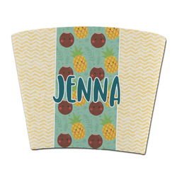 Pineapples and Coconuts Party Cup Sleeve - without bottom (Personalized)
