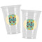 Pineapples and Coconuts Party Cups - 16oz - Alt View