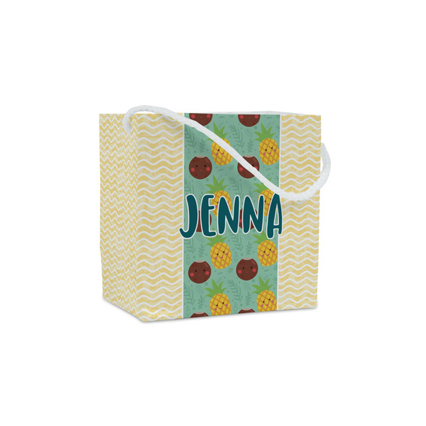 Custom Pineapples and Coconuts Party Favor Gift Bags (Personalized)