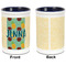 Pineapples and Coconuts Pencil Holder - Blue - approval