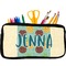 Pineapples and Coconuts Neoprene Pencil Case - Small w/ Name or Text