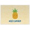 Pineapples and Coconuts Personalized Placemat (Back)