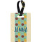 Pineapples and Coconuts Personalized Rectangular Luggage Tag