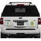 Pineapples and Coconuts Personalized Square Car Magnets on Ford Explorer