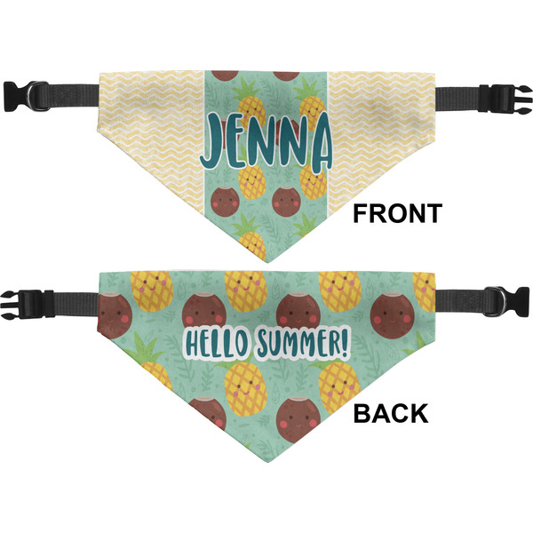 Pineapples and Coconuts Pet Bandana Approval