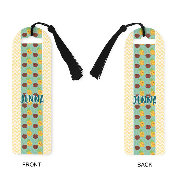 Pineapples and Coconuts Plastic Bookmarks - Approval