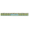 Pineapples and Coconuts Plastic Ruler - 12" - FRONT
