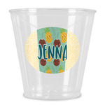 Pineapples and Coconuts Plastic Shot Glass (Personalized)