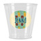 Pineapples and Coconuts Plastic Shot Glasses - Front/Main