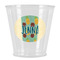 Pineapples and Coconuts Plastic Shot Glass (Personalized)