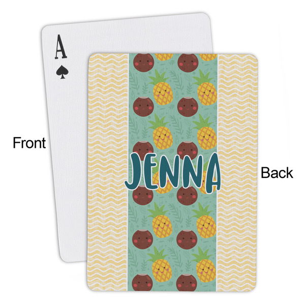 Pineapples and Coconuts Playing Cards - Approval