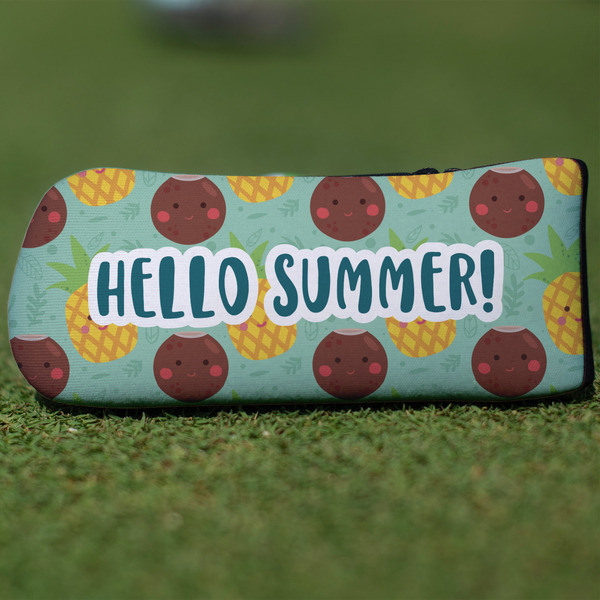 Custom Pineapples and Coconuts Blade Putter Cover (Personalized)