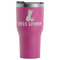 Pineapples and Coconuts RTIC Tumbler - Magenta - Front