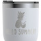 Pineapples and Coconuts RTIC Tumbler - White - Close Up