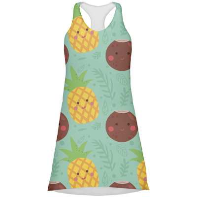 Pineapples and Coconuts Racerback Dress (Personalized)