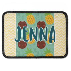 Pineapples and Coconuts Iron On Rectangle Patch w/ Name or Text