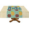 Pineapples and Coconuts Rectangular Tablecloths (Personalized)