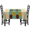 Pineapples and Coconuts Rectangular Tablecloths - Side View
