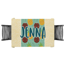 Pineapples and Coconuts Tablecloth - 58"x58" (Personalized)