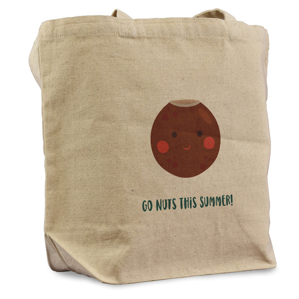 Custom Pineapples and Coconuts Reusable Cotton Grocery Bag (Personalized)