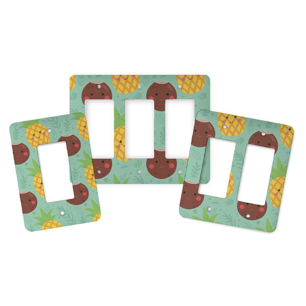 Pineapples and Coconuts Rocker Light Switch Covers - Parent - ALL VARIATIONS