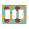 Pineapples and Coconuts Rocker Light Switch Covers - Triple - MAIN