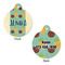Pineapples and Coconuts Round Pet ID Tag - Large - Approval