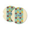 Pineapples and Coconuts Sandstone Car Coasters - PARENT MAIN (Set of 2)